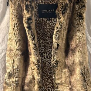 Faux Fur Vest by Naeem Kahn